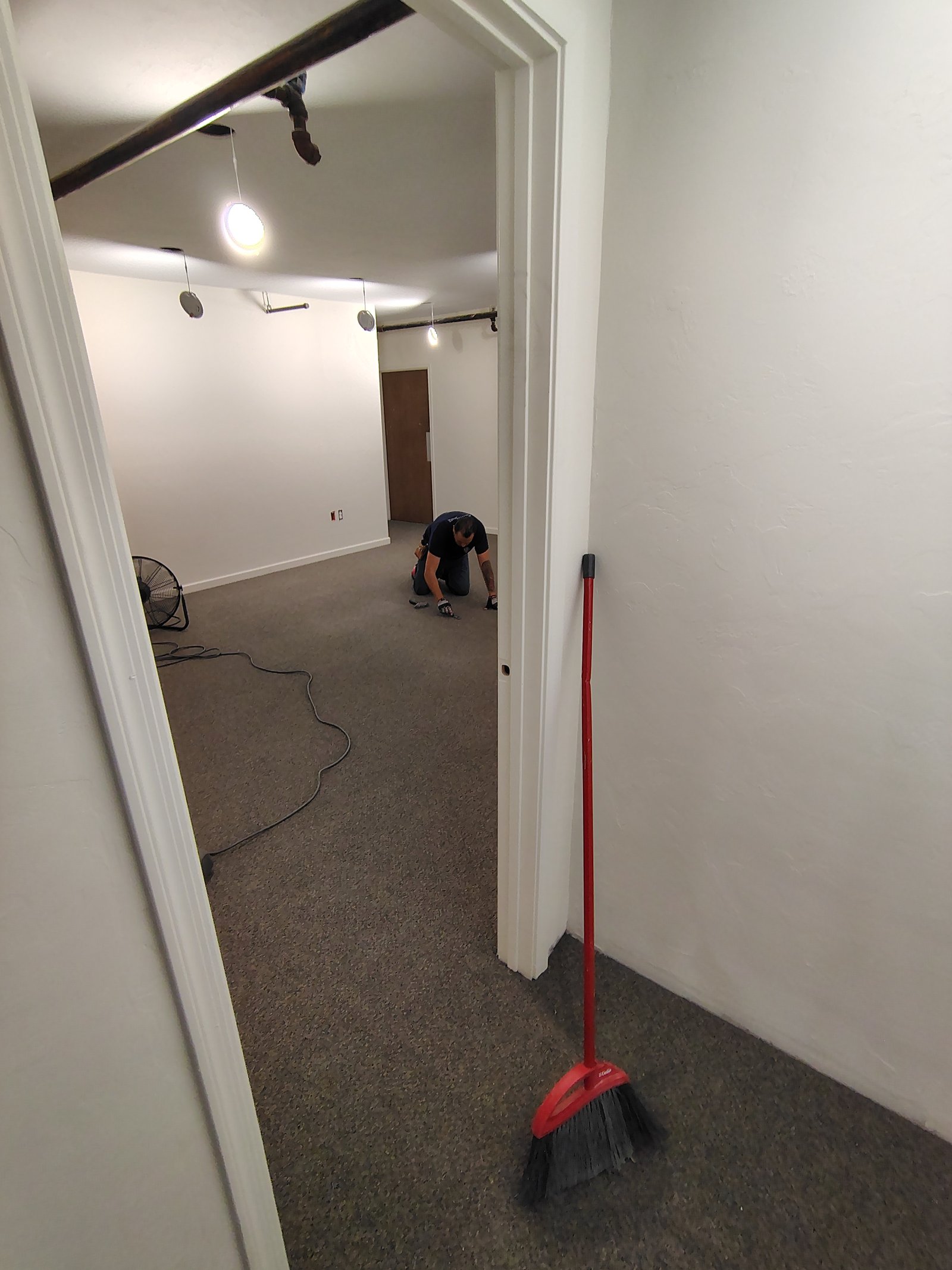 Carpet installation in progress Tucson AZ